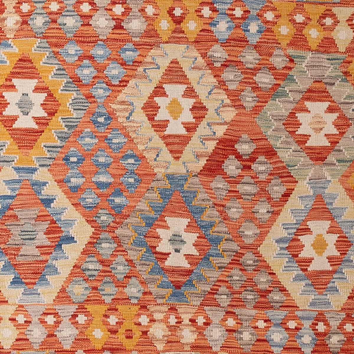 Kelim Carpet - Splash - 292 x 207 cm - flerfärgad