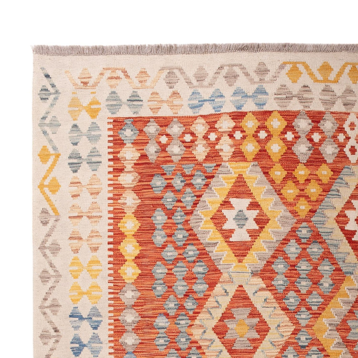 Kelim Carpet - Splash - 292 x 207 cm - flerfärgad