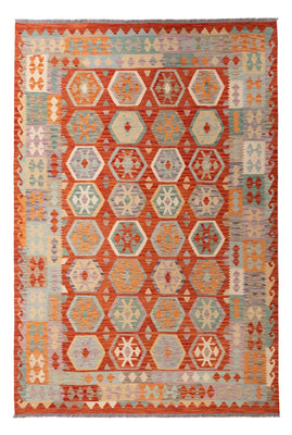 Kelim Carpet - Splash - 298 x 206 cm - flerfärgad