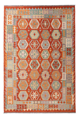 Kelim Carpet - Splash - 298 x 206 cm - flerfärgad
