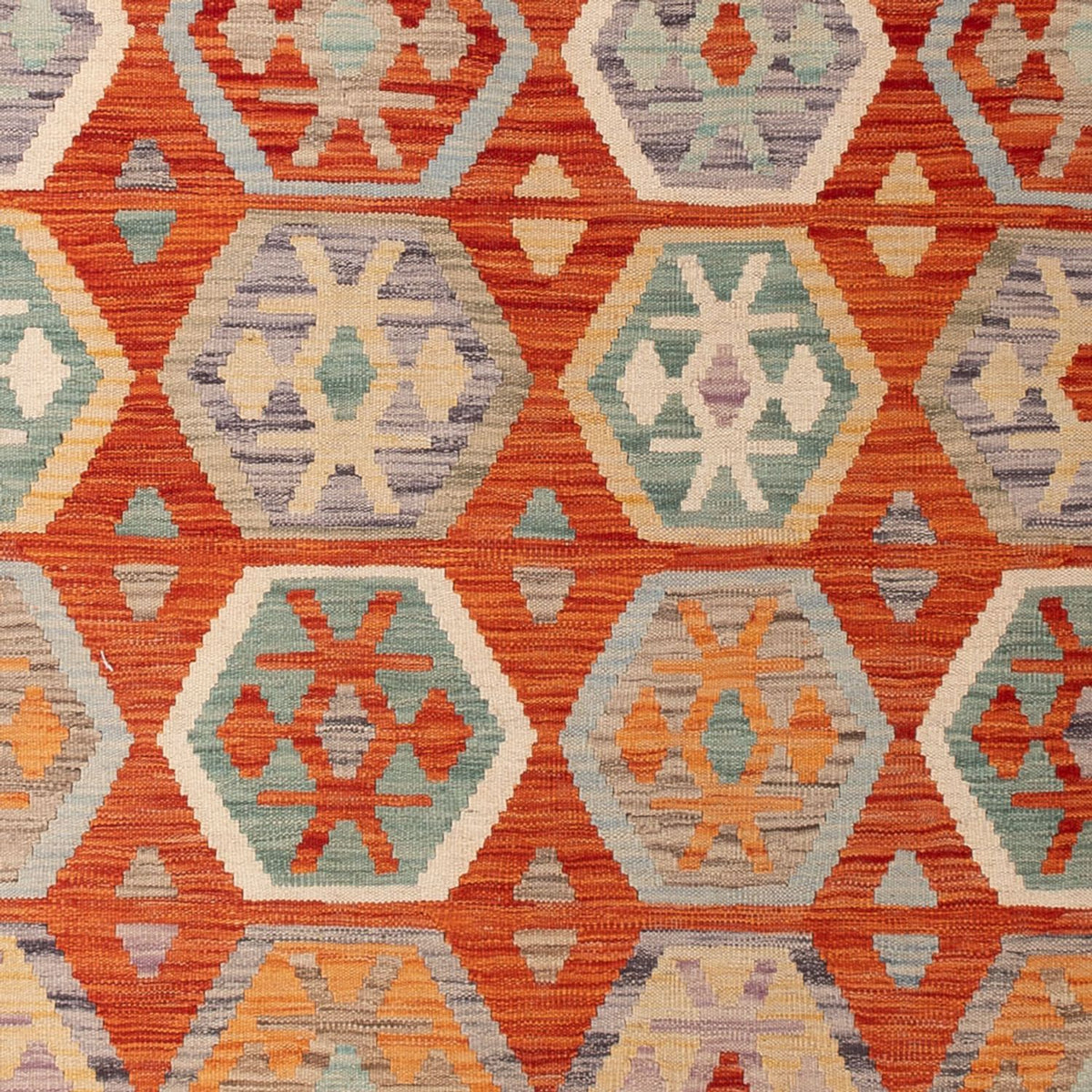 Kelim Carpet - Splash - 298 x 206 cm - flerfärgad