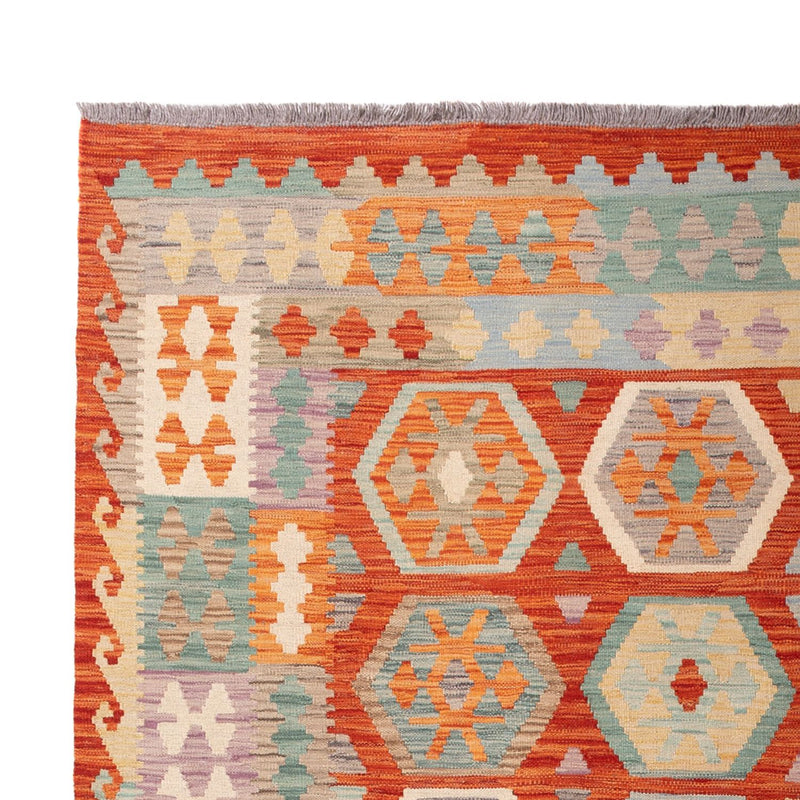 Kelim Carpet - Splash - 298 x 206 cm - flerfärgad