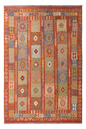 Kelim Carpet - Splash - 298 x 197 cm - flerfärgad