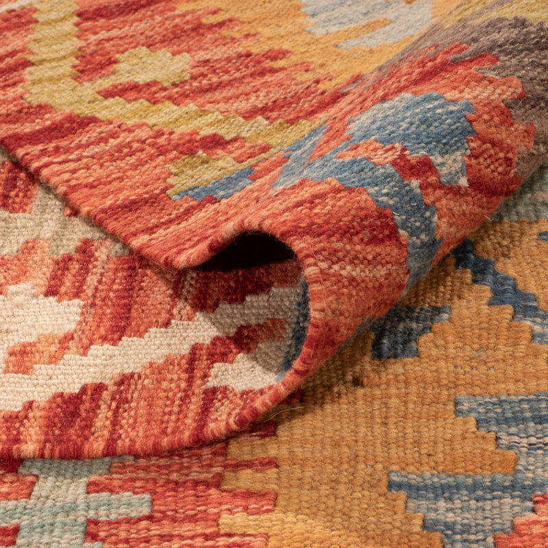 Kelim Carpet - Splash - 298 x 197 cm - flerfärgad