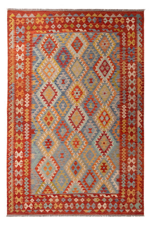 Kelim Carpet - Splash - 295 x 196 cm - flerfärgad
