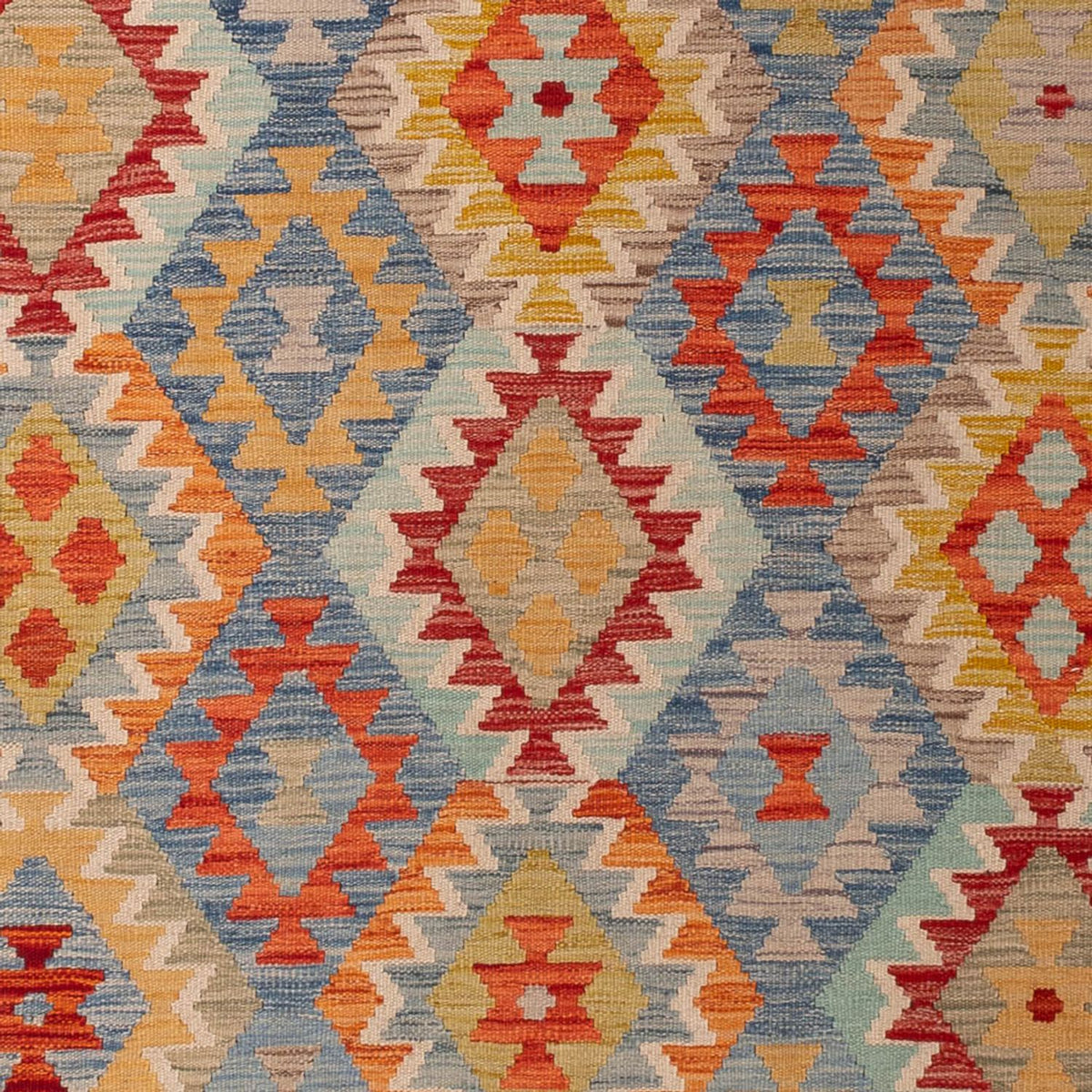 Kelim Carpet - Splash - 295 x 196 cm - flerfärgad