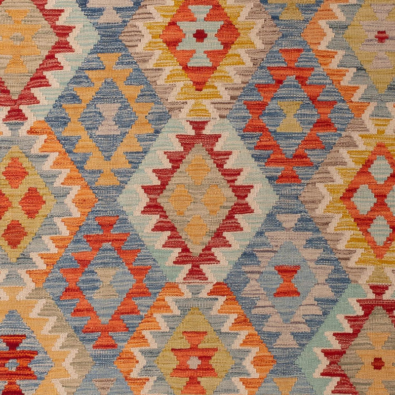 Kelim Carpet - Splash - 295 x 196 cm - flerfärgad
