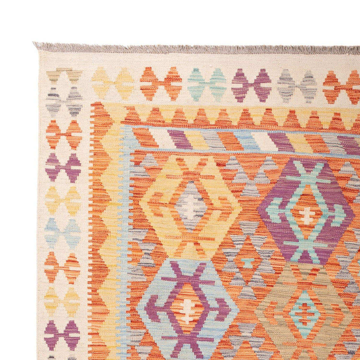 Kelim Carpet - Splash - 288 x 206 cm - flerfärgad