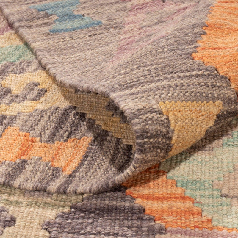 Kelim Carpet - Splash - 297 x 204 cm - flerfärgad