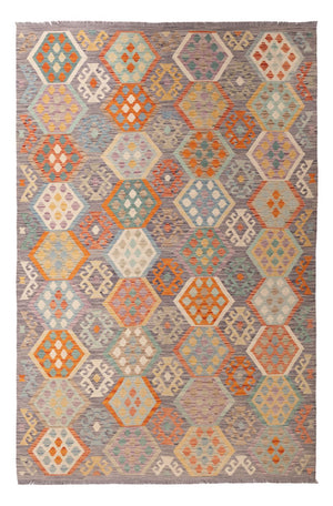 Kelim Carpet - Splash - 298 x 199 cm - flerfärgad