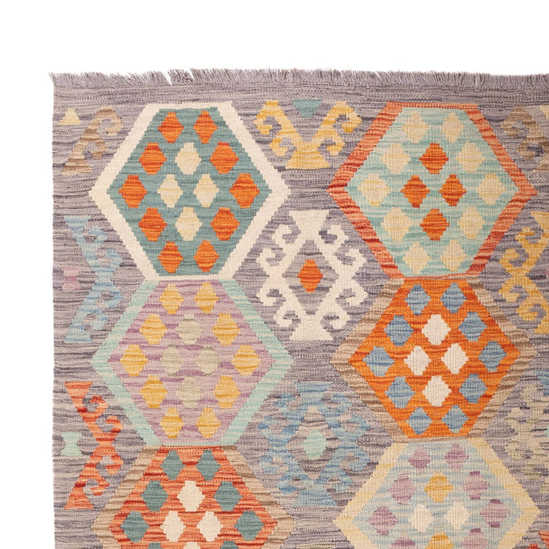 Kelim Carpet - Splash - 298 x 199 cm - flerfärgad