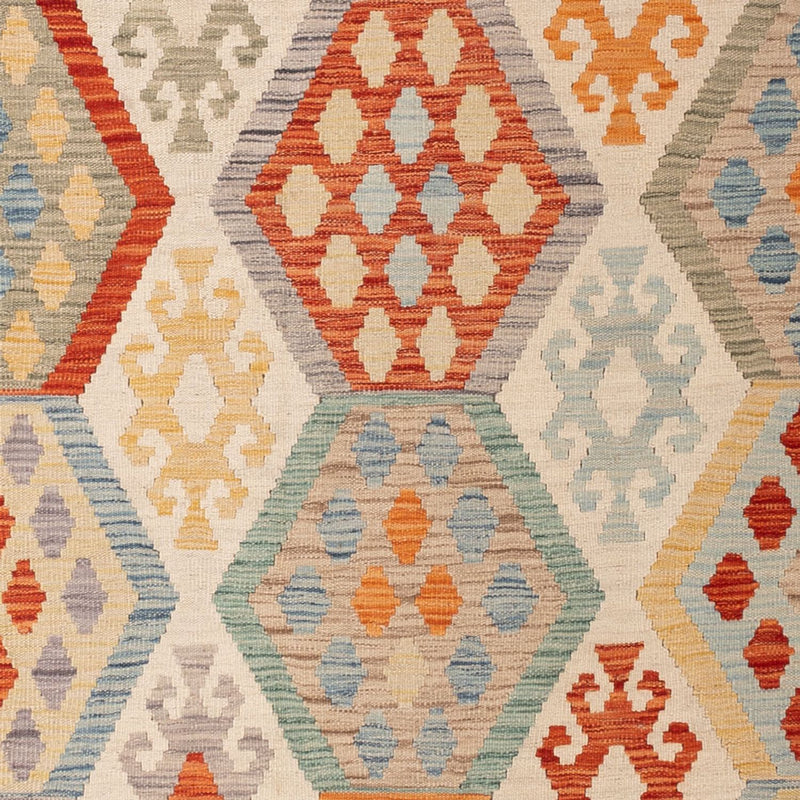 Kelim Carpet - Splash - 310 x 193 cm - flerfärgad