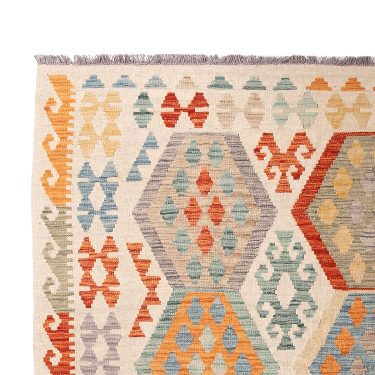 Kelim Carpet - Splash - 310 x 193 cm - flerfärgad