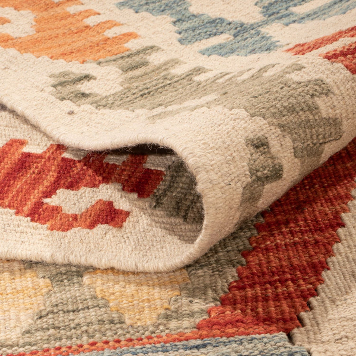 Kelim Carpet - Splash - 310 x 193 cm - flerfärgad