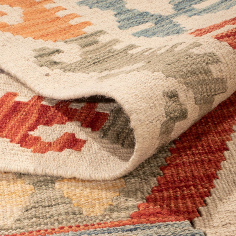 Kelim Carpet - Splash - 310 x 193 cm - flerfärgad