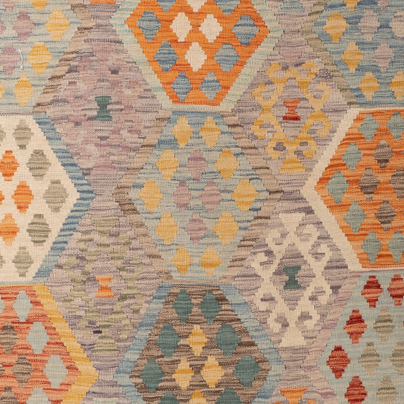 Kelim Carpet - Splash - 298 x 207 cm - flerfärgad