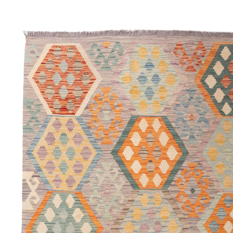 Kelim Carpet - Splash - 298 x 207 cm - flerfärgad