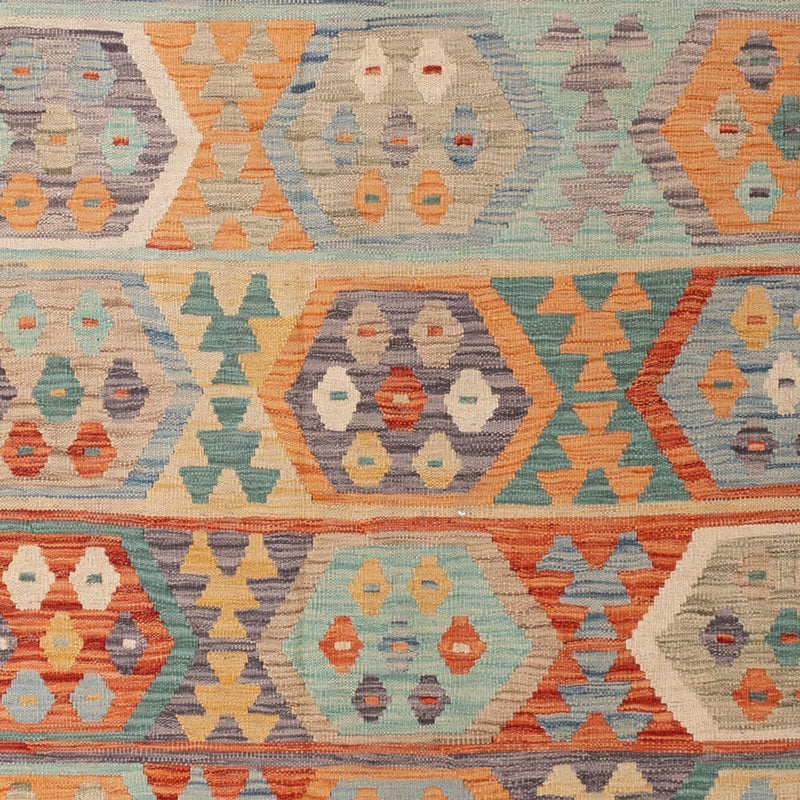 Kelim Carpet - Splash - 300 x 203 cm - flerfärgad