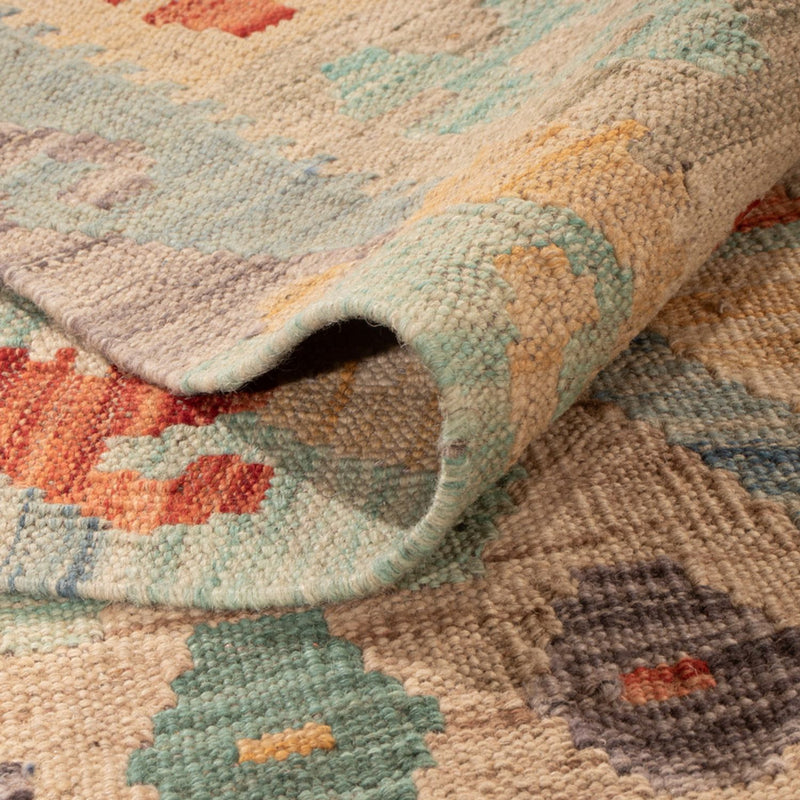 Kelim Carpet - Splash - 300 x 203 cm - flerfärgad