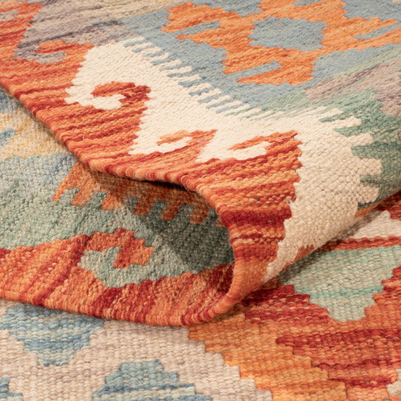 Kelim Carpet - Splash - 295 x 200 cm - flerfärgad