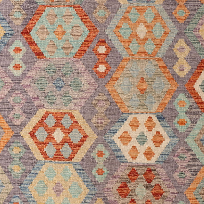 Kelim Carpet - Splash - 296 x 205 cm - flerfärgad