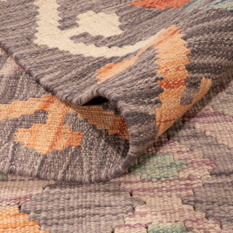 Kelim Carpet - Splash - 296 x 205 cm - flerfärgad