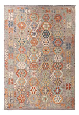 Kelim Carpet - Splash - 300 x 209 cm - flerfärgad