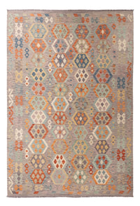 Kelim Carpet - Splash - 300 x 209 cm - flerfärgad