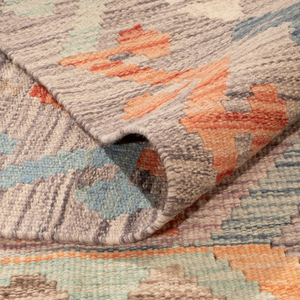 Kelim Carpet - Splash - 300 x 209 cm - flerfärgad