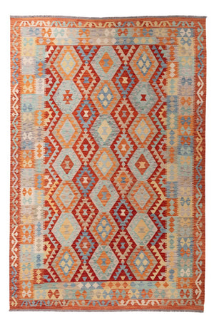 Kelim Carpet - Splash - 298 x 203 cm - flerfärgad