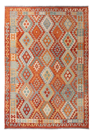 Kelim Carpet - Splash - 291 x 201 cm - flerfärgad