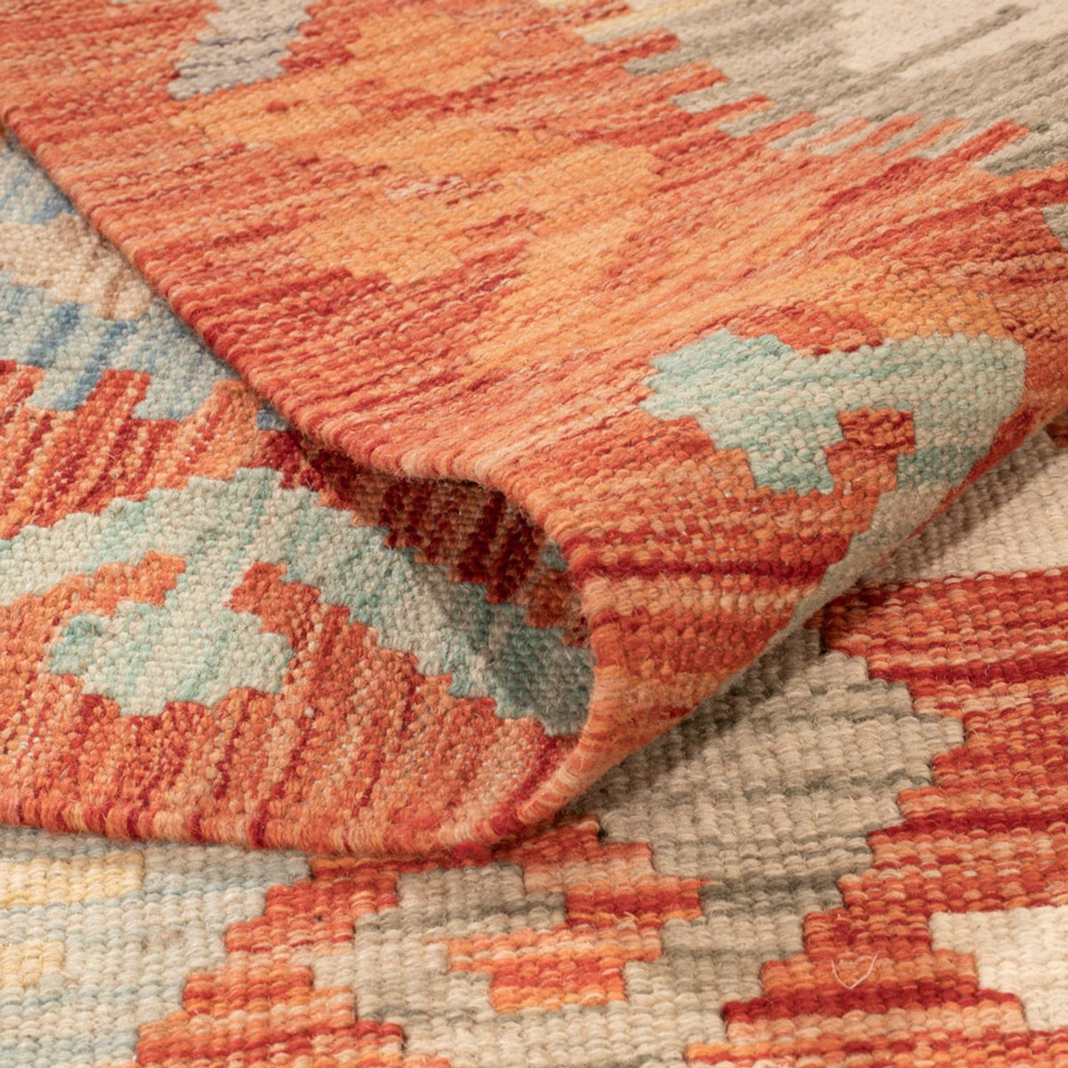 Kelim Carpet - Splash - 292 x 198 cm - flerfärgad