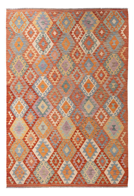 Kelim Carpet - Splash - 297 x 199 cm - flerfärgad