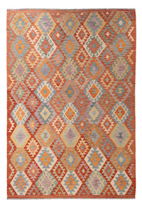 Kelim Carpet - Splash - 297 x 199 cm - flerfärgad