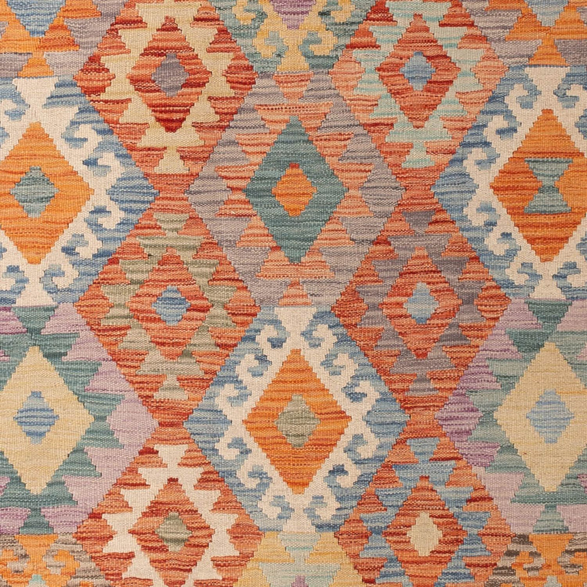 Kelim Carpet - Splash - 297 x 199 cm - flerfärgad