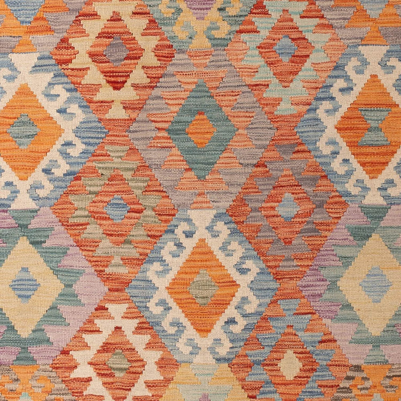 Kelim Carpet - Splash - 297 x 199 cm - flerfärgad