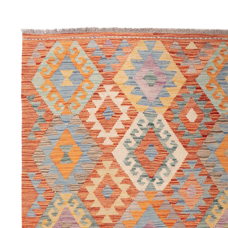 Kelim Carpet - Splash - 297 x 199 cm - flerfärgad