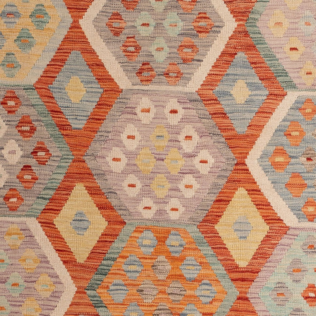 Kelim Carpet - Splash - 289 x 200 cm - flerfärgad