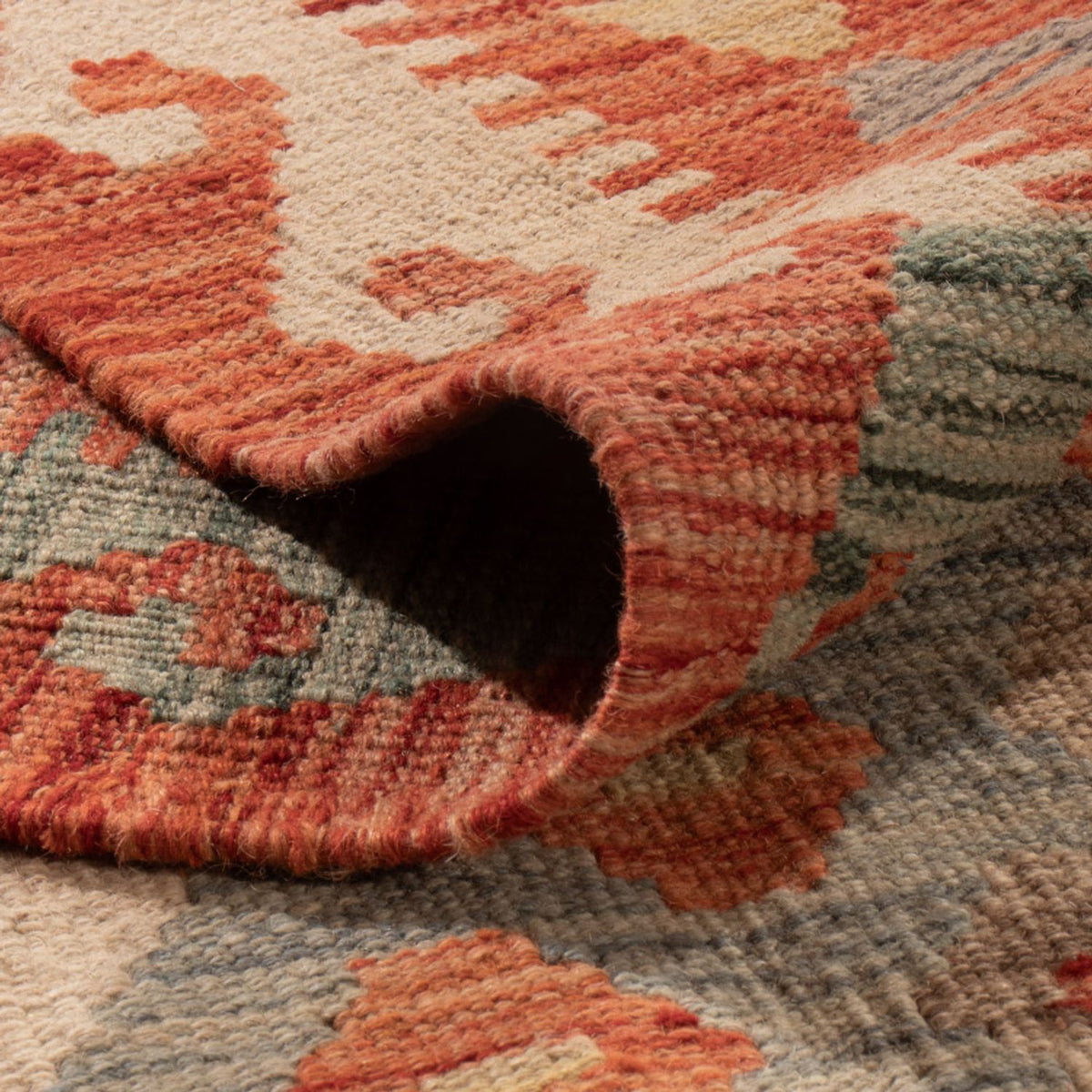 Kelim Carpet - Splash - 289 x 200 cm - flerfärgad