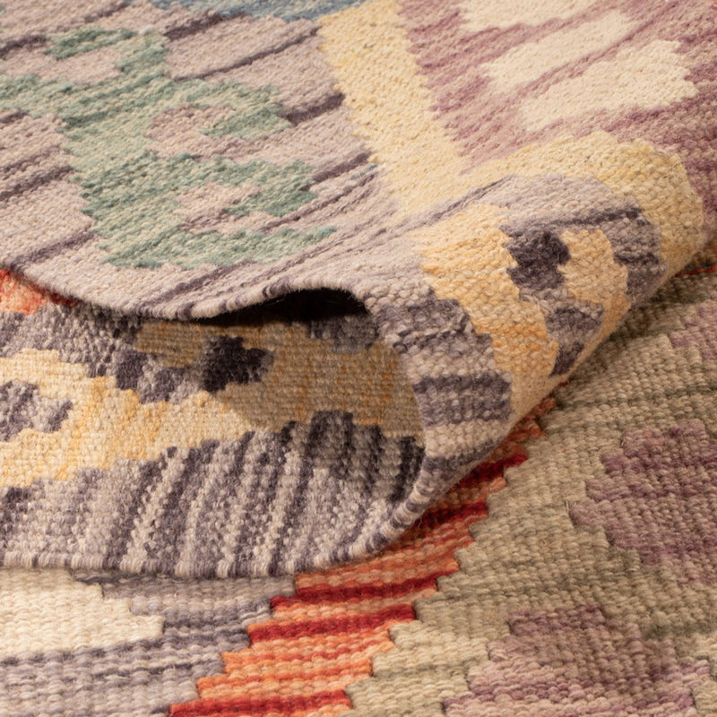 Kelim Carpet - Splash - 296 x 205 cm - flerfärgad