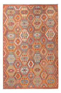 Kelim Carpet - Splash - 303 x 203 cm - flerfärgad