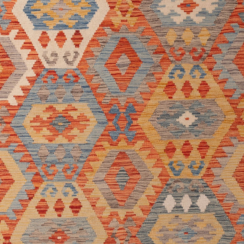 Kelim Carpet - Splash - 303 x 203 cm - flerfärgad