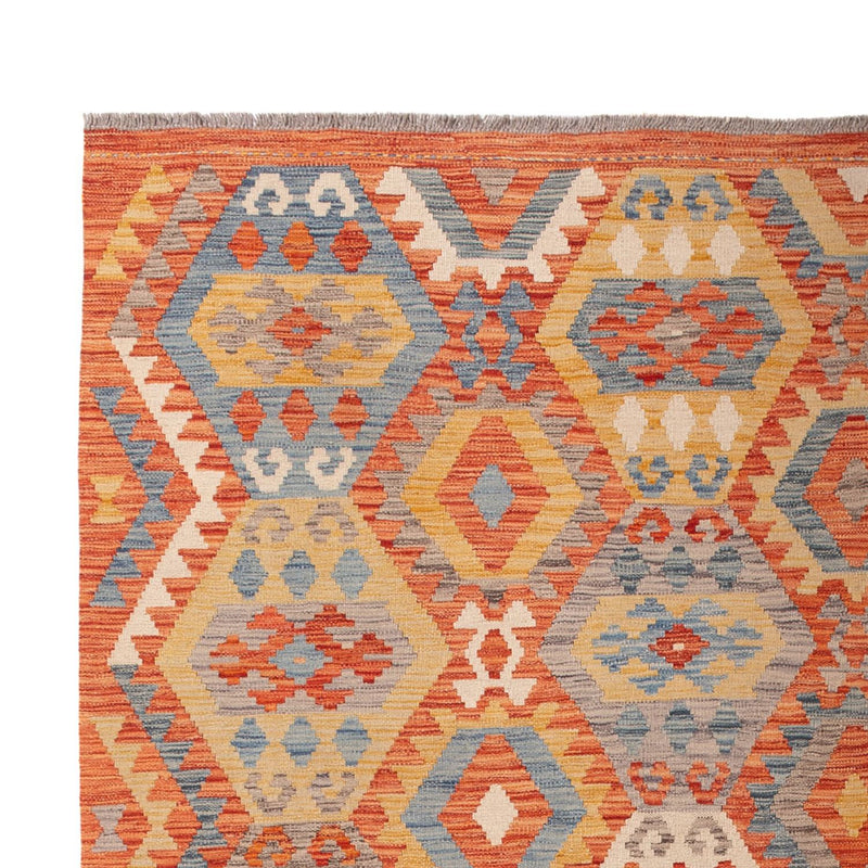 Kelim Carpet - Splash - 303 x 203 cm - flerfärgad