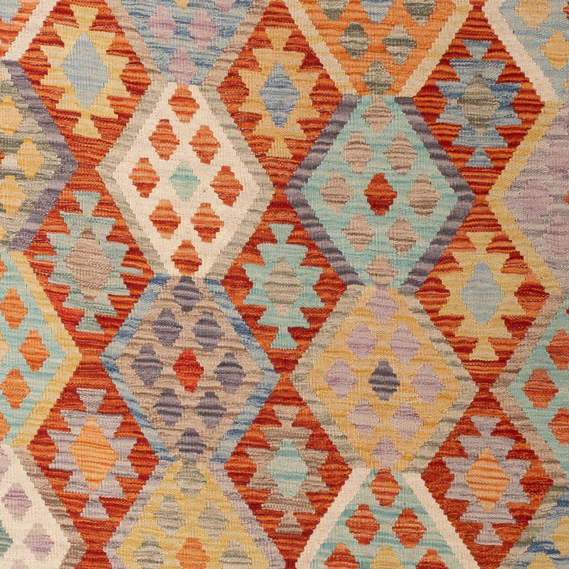 Kelim Carpet - Splash - 299 x 209 cm - flerfärgad