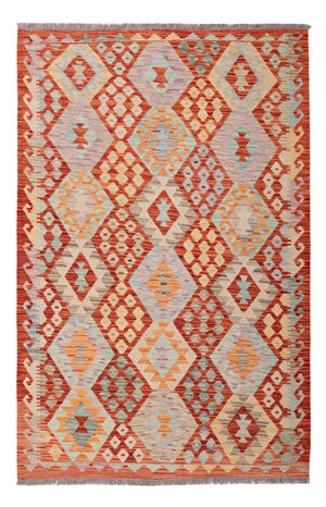 Kelim Carpet - Splash - 187 x 127 cm - flerfärgad