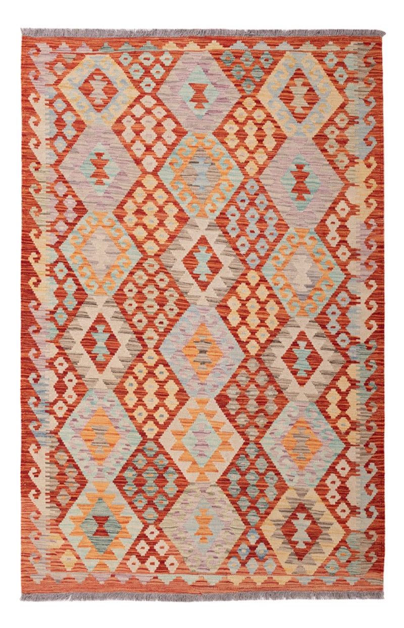 Kelim Carpet - Splash - 187 x 127 cm - flerfärgad