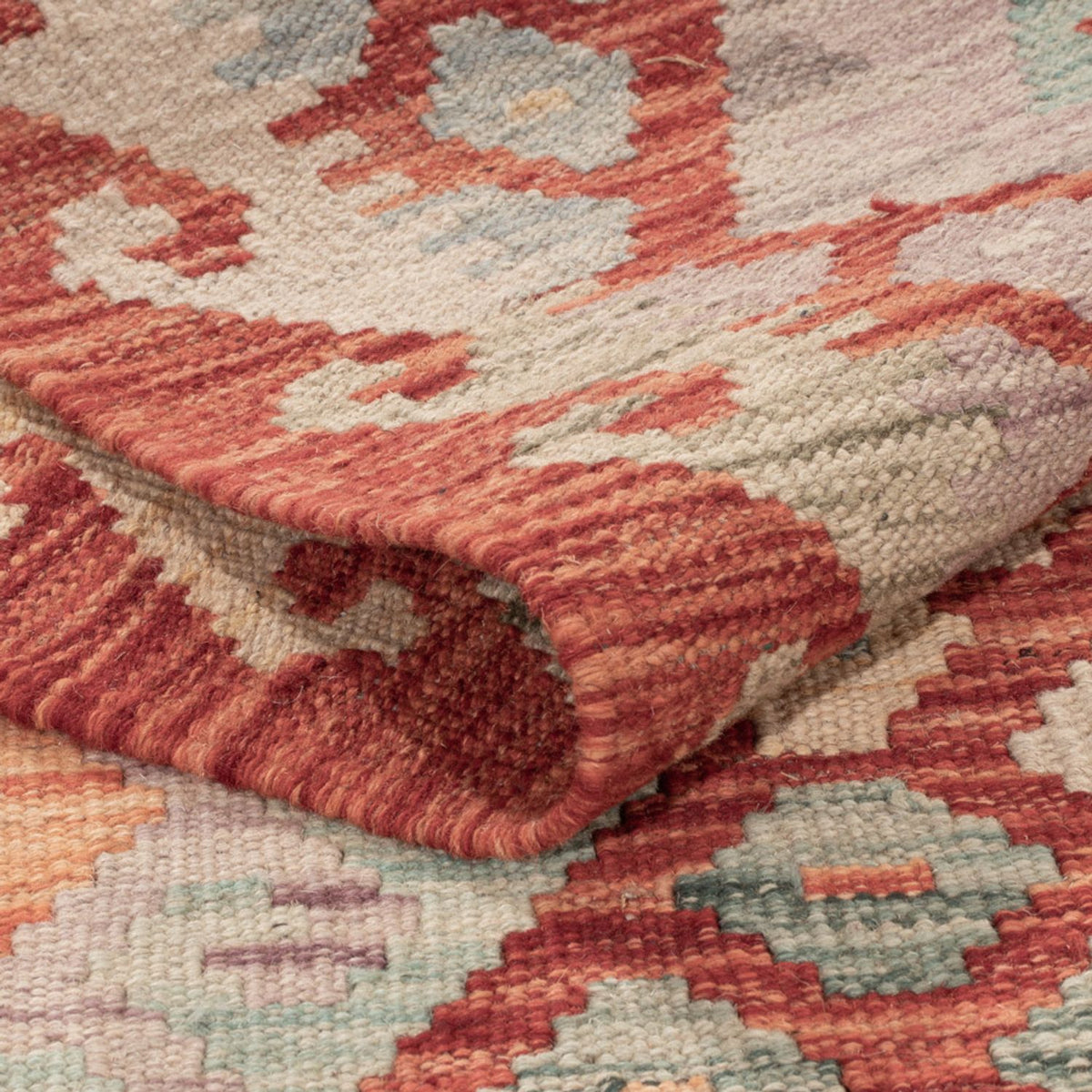 Kelim Carpet - Splash - 187 x 127 cm - flerfärgad