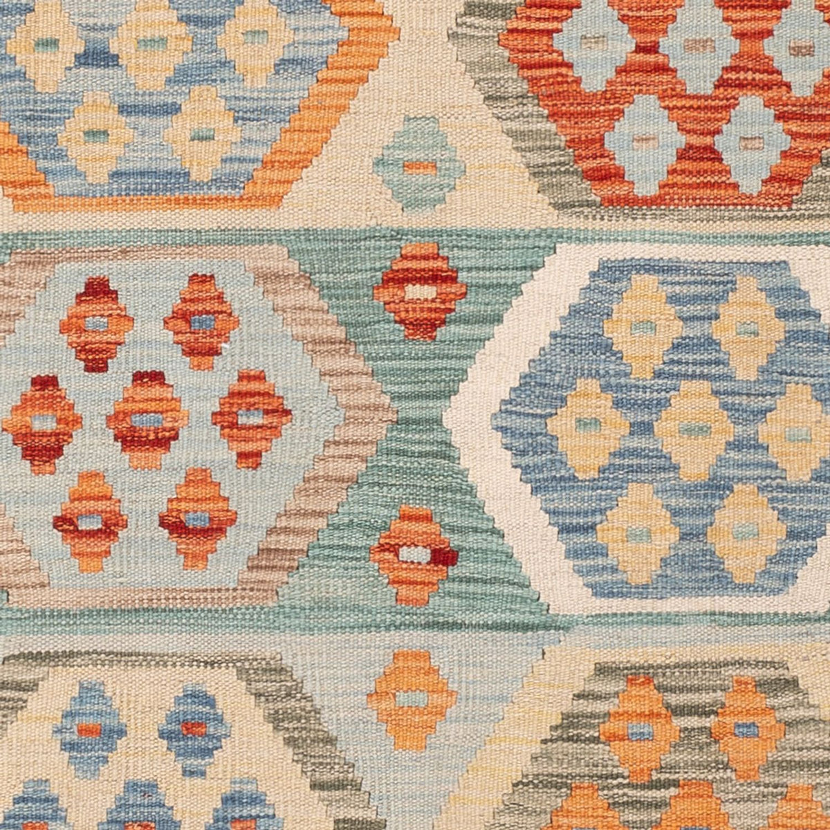 Kelim Carpet - Splash - 187 x 119 cm - flerfärgad