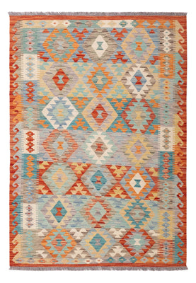 Kelim Carpet - Splash - 187 x 129 cm - flerfärgad