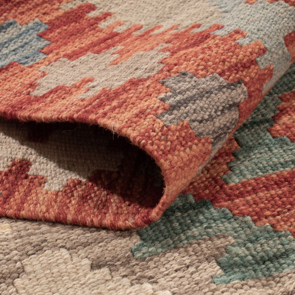 Kelim Carpet - Splash - 175 x 124 cm - flerfärgad